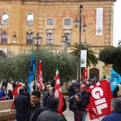 Sciopero lavoratori e pensionati Cgil Cisl Uil