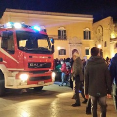 Incendio agli Ipogei intervento Vigili del Fuoco