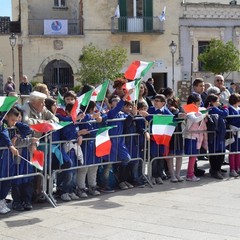 Studenti in piazza Vittorio Veneto per il 4 novembre