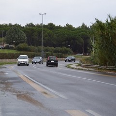 Pista ciclabile sulla circonvallazione di Lanera