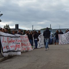 La protesta, sit-in Regione