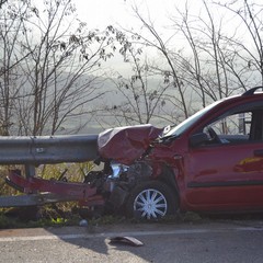 Incidente SS7 Fiat Panda coinvolta