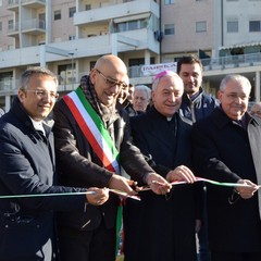 Inaugurazione via La Martella 4 corsie taglio del nastro