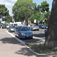 Donna investita in via Dante