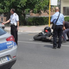 Donna investita in via Dante