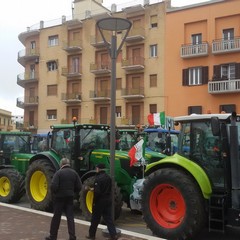 Imu agricola, la protesta degli agricoltori in piazza