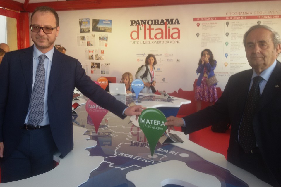 Taglio del nastro per l’iniziativa “Panorama d’Italia”