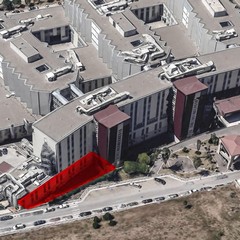 Planimetria generale Pronto Soccorso In rosso il nuovo edificio JPG