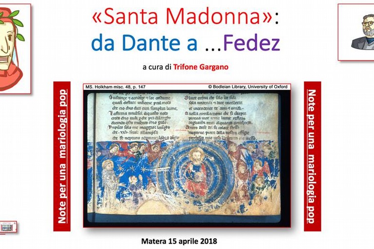 Santa Madonna: da Dante a... Fedez