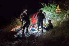 Giovane soccorso in località Murgia Timone