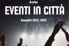 Pubblicato l'avviso biennale "Eventi in città" 2022 e 2023