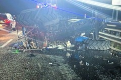 Incidente fra trattore e furgone sulla statale Altamura-Matera