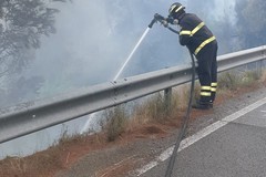 Primo incendio nel Materano, bruciati 10 ettari di bosco