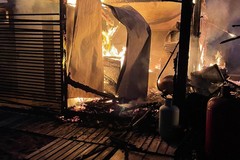 Policoro, incendio al "Bambulè'"