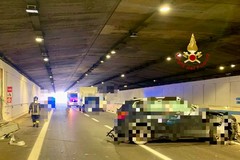 Incidente in galleria, un ferito
