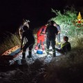 Giovane soccorso in località Murgia Timone