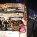 A fuoco motore del bus dell'Invicta, tutti salvi