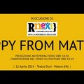  "Happy from Matera ", mancano poche ore