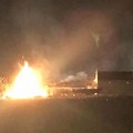 Rifiuti pericolosi bruciati nella zona industriale di La Martella