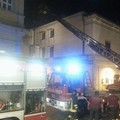 Incendio in via San Francesco d'Assisi