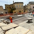 Lavori in piazza San Francesco, conclusione prevista per festa della Bruna