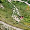 Turista anziana soccorsa nel sentiero del torrente