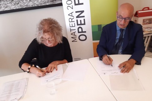 firma protocollo tra Ulepe e Fondazione Matera 2019