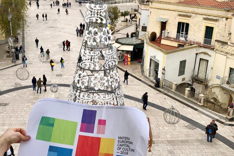 Bandiere Matera2019 - Foto Fondazione Matera-Basilicata2019 (Facebook)