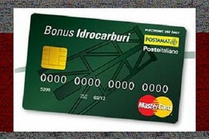 Card bonus idrocarburi