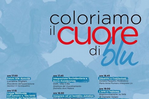 Coloriamo il cuore di blu