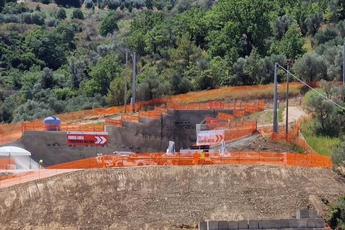 Ferrandina-Matera, sopralluogo alla galleria della tratta ferroviaria