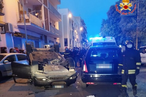 Incidente in via San Pardo