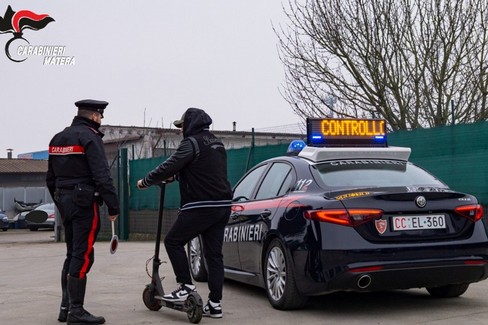 Controlli sui monopattini a Matera e in provincia
