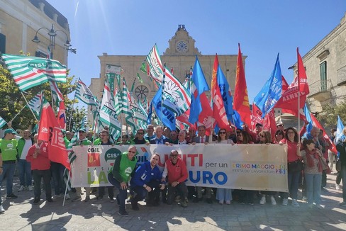 Festa del primo maggio a Matera: basta morti sul lavoro