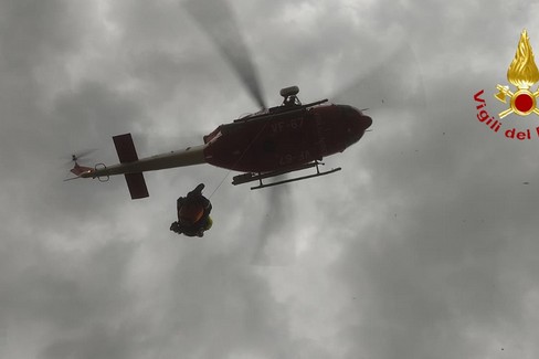 Un altro turista soccorso nella gravina con l'elicottero