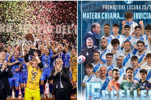Successi della CMB futsal e dell'Invicta Matera