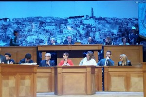 Matera 2019, Consiglio comunale aperto per il primo anniversario. <span>Foto Vittoria Scasciamacchia</span>