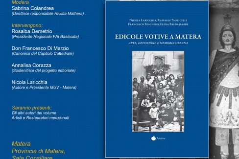 Un libro sulle edicole votive di Matera: arte, devozione e memoria urbana