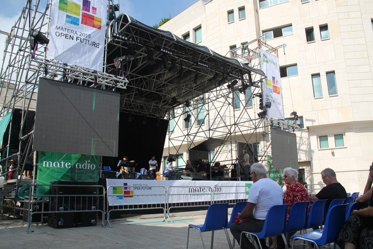 palco MateRadio- piazza San Francesco