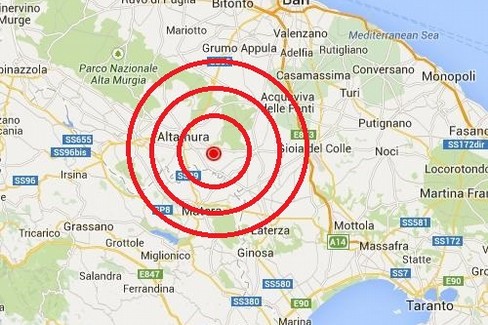 Terremoto Puglia