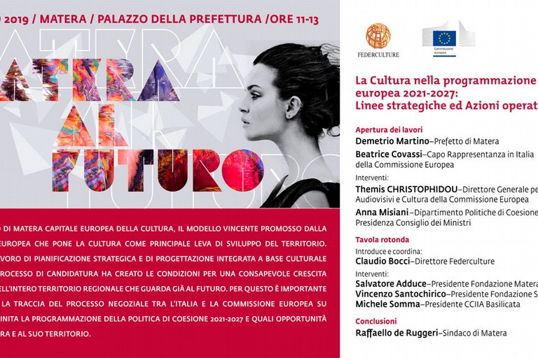 La Cultura nella programmazione europea 2021-2027